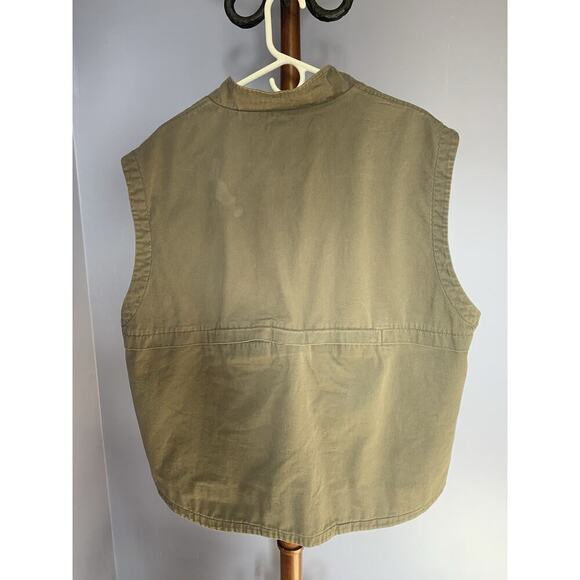 Vintage Structure USA Utility Supply M99 07.04.2000 Green Military Vest Men's XL - Picture 7 of 7